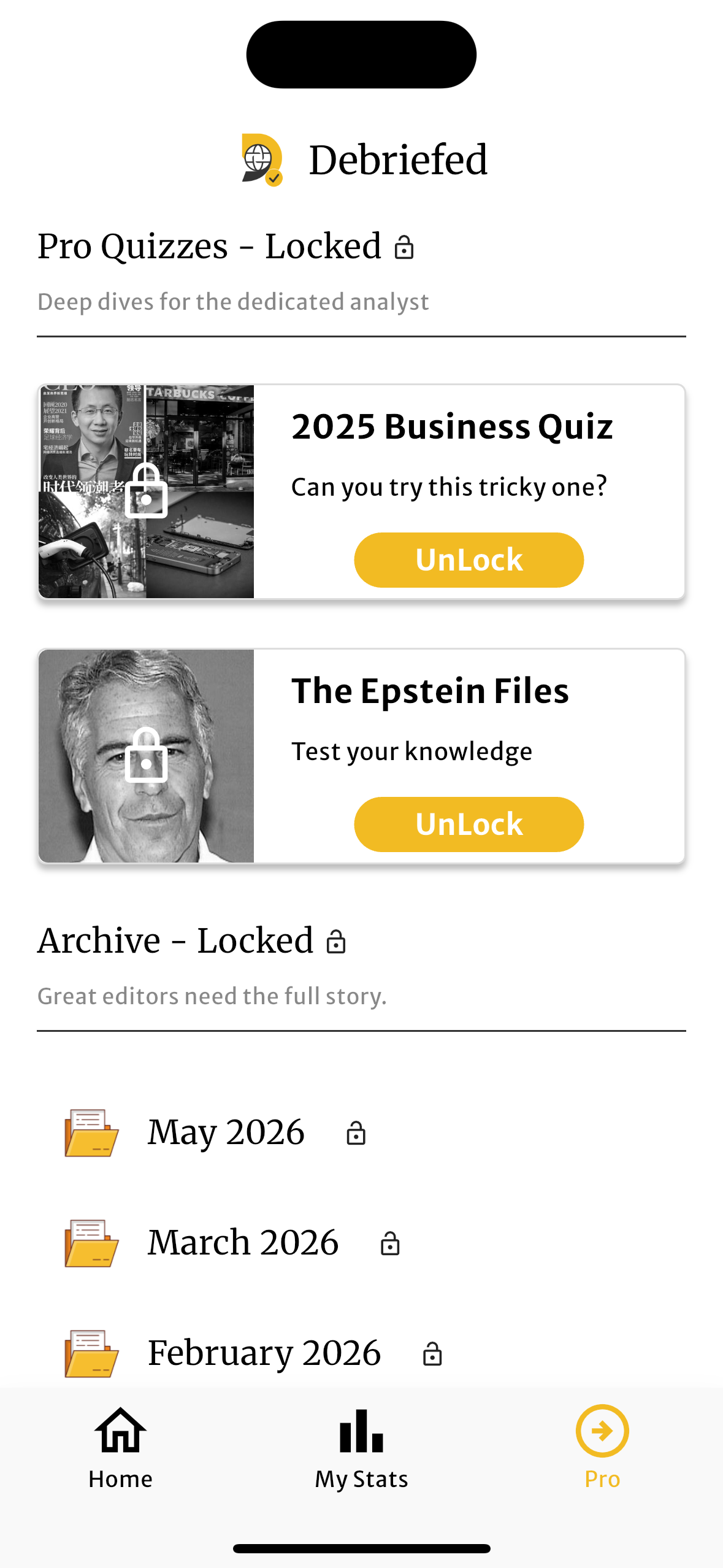 Pro Archive Calendar